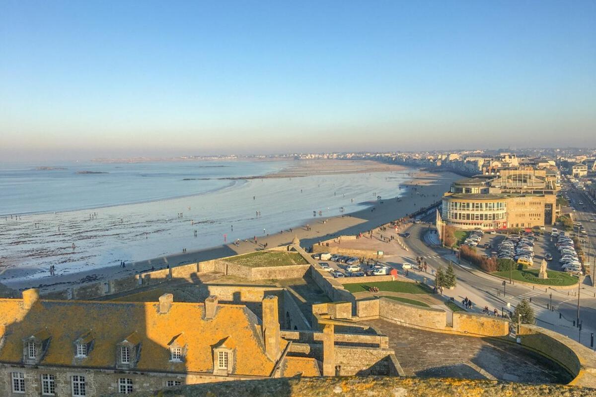 L Ostra 1, Appartement Haut Standing Front De Mer A Cancale Sur Le Port De La Houle エクステリア 写真